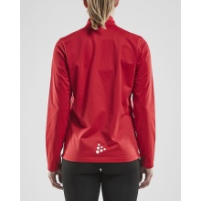 Craft Sport-Trainingsjacke Squad - ohne Seitentaschen, bequeme und funktionell - rot Damen